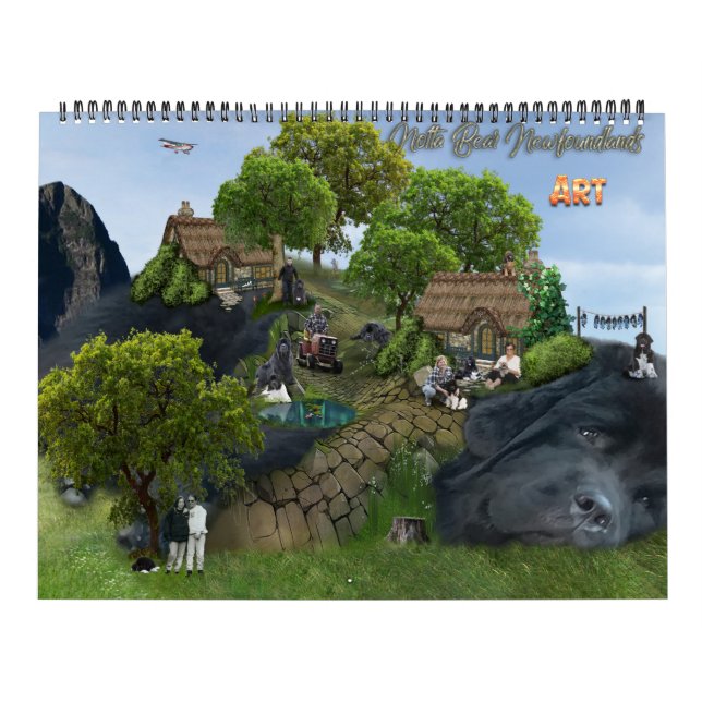 Calendário de Arte Digital Notta Bear (Capa)