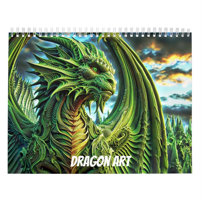 Calendário de Arte do Dragão 2026 (Capa)