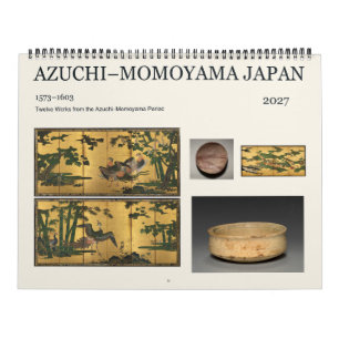 Calendário de Arte do Japão Azuchi–Momoyama 1573–1