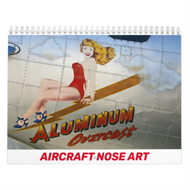 Calendário de Arte do Nariz da Aeronave (Capa)