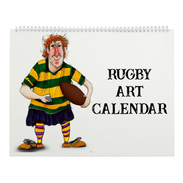 Calendário de Arte do Rugby (Capa)