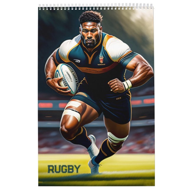 Calendário de Arte do Rugby (Capa)