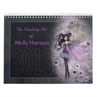 Calendário de Arte Fantasia 2013 por Molly Harriso