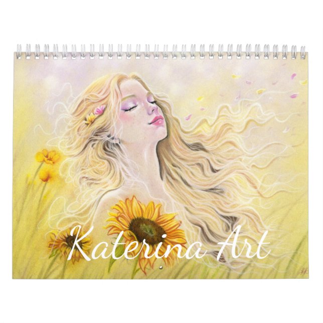Calendário de Arte Fantasia 2026 (Capa)