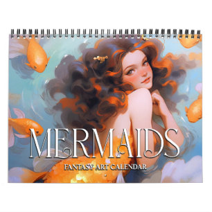 Calendário de Arte Fantasia de Sirenas 2027