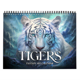Calendário de Arte Fantasia de Tigres 2027
