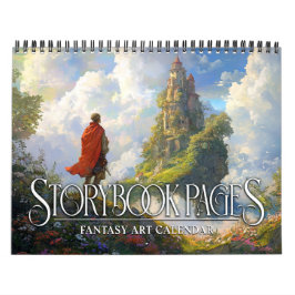 Calendário de Arte Fantástica de Páginas de Histór
