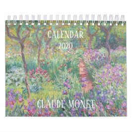 CALENDÁRIO DE ARTE FINA CLAUDE MONET 2020