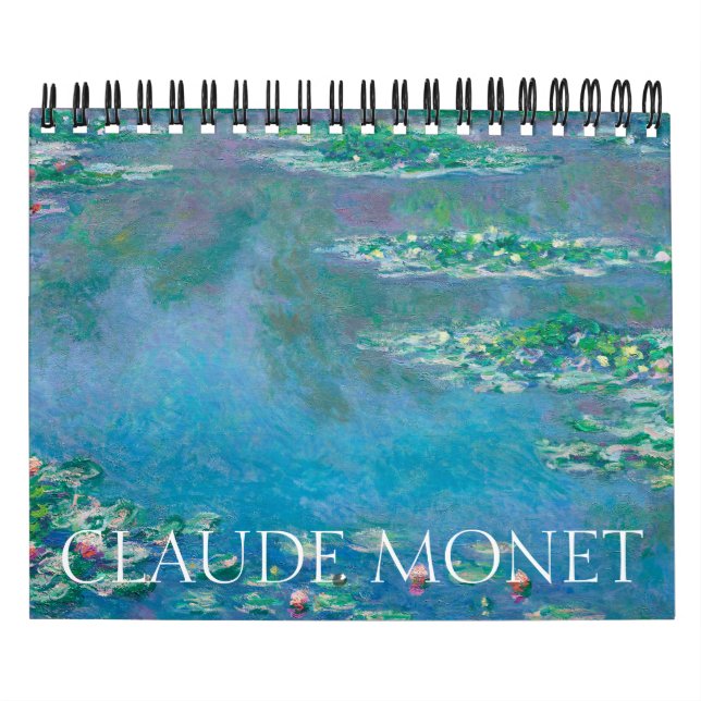 CALENDÁRIO DE ARTE FINA CLAUDE MONET 2020 (Capa)