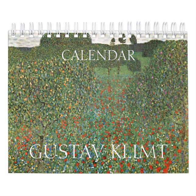  CALENDÁRIO DE ARTE FINA : GUSTAV KLIMT : PINTURAS (Capa)