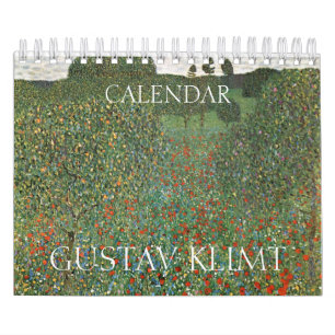  CALENDÁRIO DE ARTE FINA : GUSTAV KLIMT : PINTURAS