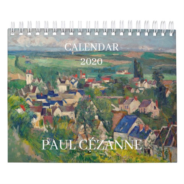 CALENDÁRIO DE ARTE FINE DE PAUL CÉZANNE 2020 (Capa)