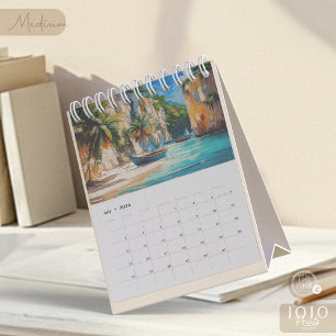 Calendário de Arte Impasto Vibrante 2026