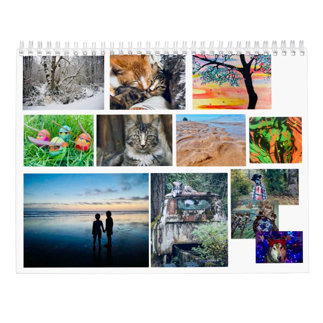 Calendário de Arte Infantil 2026 (Verso)