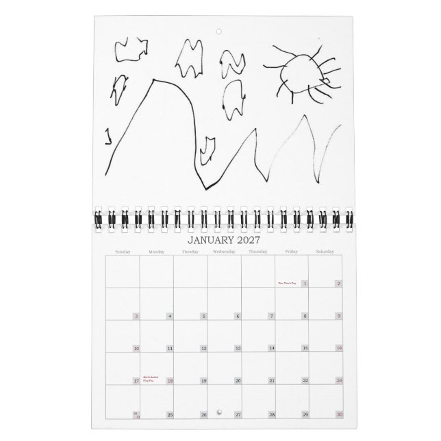 Calendário de Arte Isaac (Jan 2027)