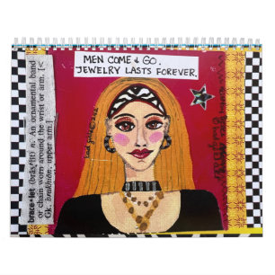 Calendário de Arte Menina Má