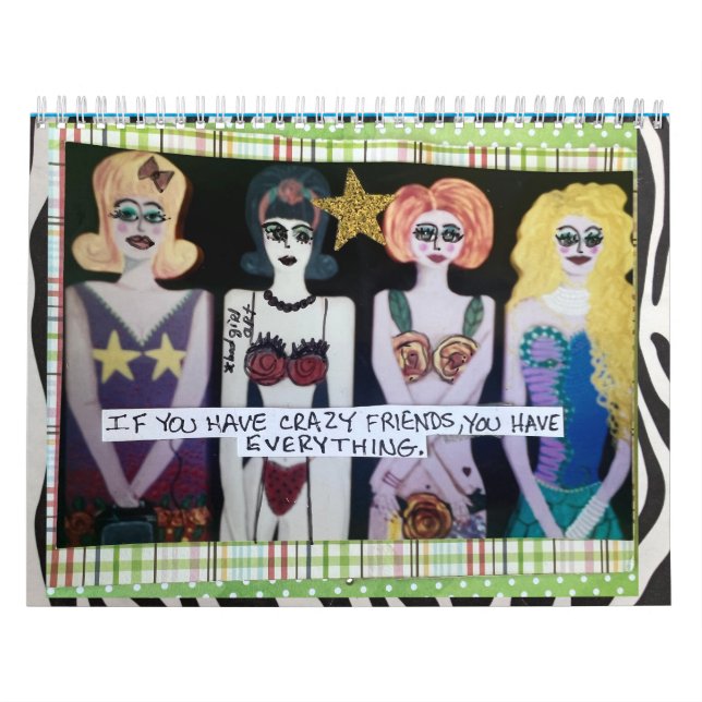 Calendário de Arte Menina Má (Capa)