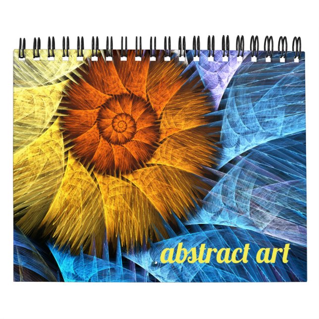 Calendário de Arte Moderna do Abstrato de 2025 (Capa)