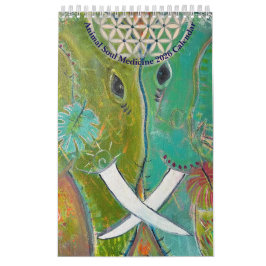 Calendário de Arte Original Medicina da Alma Anima