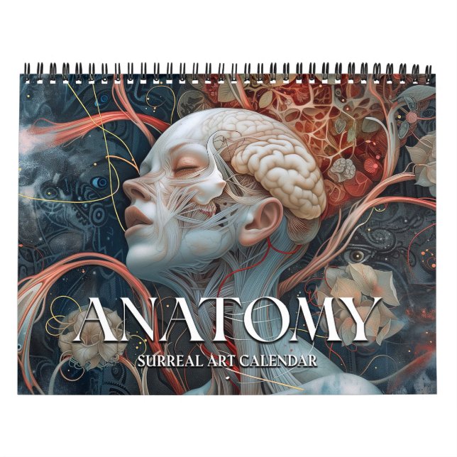 Calendário de Arte Surreal Anatomy 2026 (Capa)