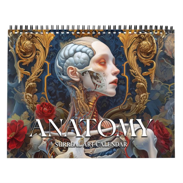 Calendário de Arte Surreal da Anatomia 3 2026 (Capa)