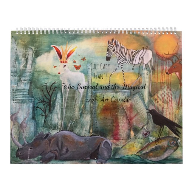 Calendário de Arte Surreal de Juli Cady Ryan, 2025 (Capa)