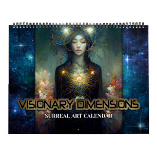 Calendário de Arte Surrealista Dimensões Visionári