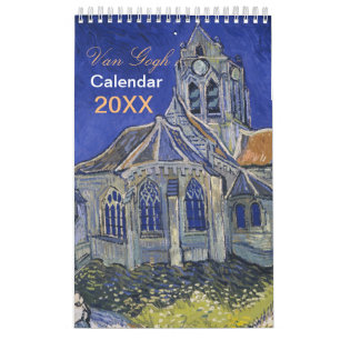 Calendário de Arte Vintage Van Gogh