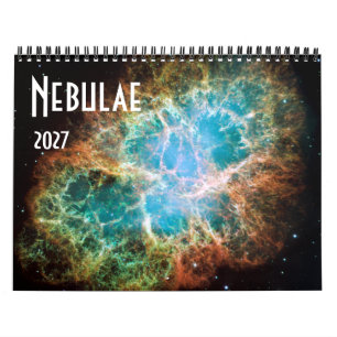 Calendário de Astronomia das Nebulosas Espaciais d
