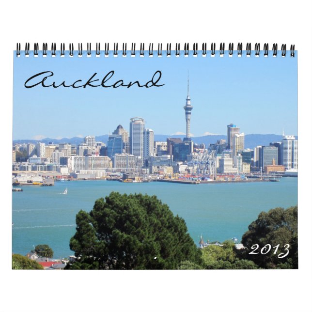 calendário de auckland 2013 (Capa)