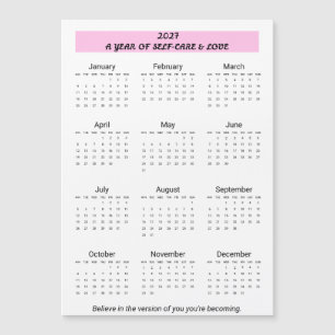 Calendário de Autocuidado 2027 