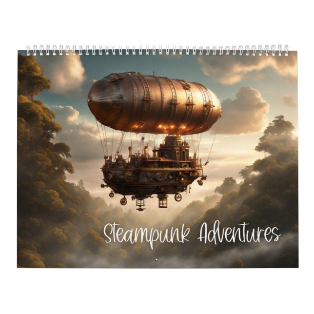 Calendário de Aventuras Steampunk (Capa)