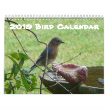 Calendário de Aves 2019