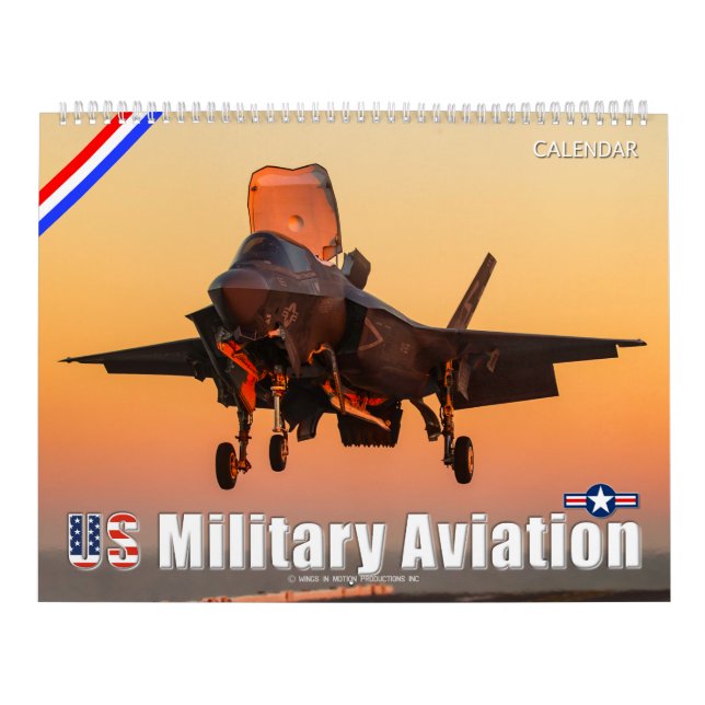 CALENDÁRIO DE AVIAÇÃO MILITAR DOS EUA (Capa)
