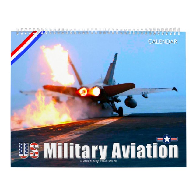 CALENDÁRIO DE AVIAÇÃO MILITAR DOS EUA (Capa)