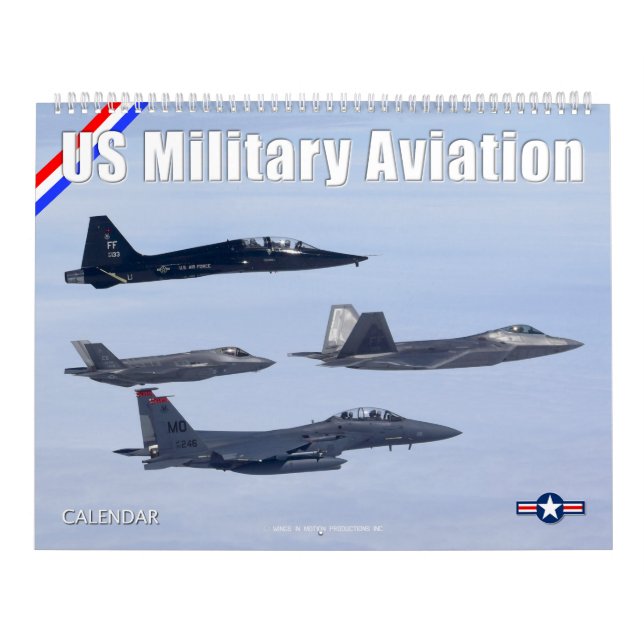 CALENDÁRIO DE AVIAÇÃO MILITAR DOS EUA (Capa)