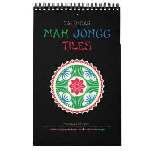 Calendário de Azulejos Mah Jongg