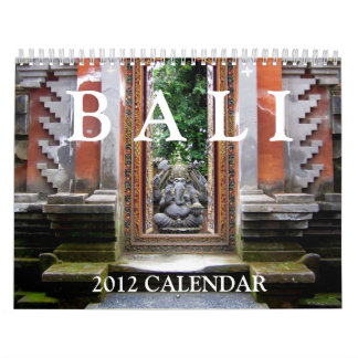 Calendário de Bali 2012