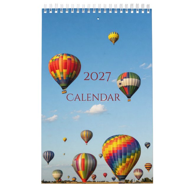 Calendário de Balões de 2027 (Capa)