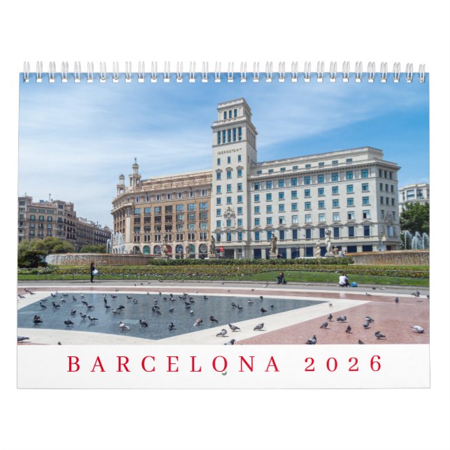 Calendário de Barcelona 2026 (Capa)