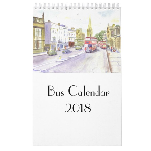 Calendário de barramento 2019 (Capa)