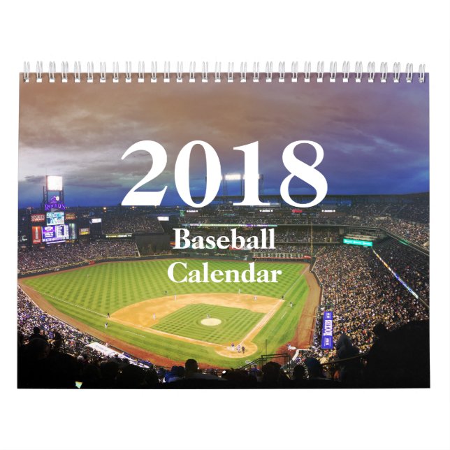 Calendário de Basebol de 2018-HAMbyWhiteGlove (Capa)