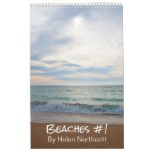 Calendário de Beaches #1 (Média A3)