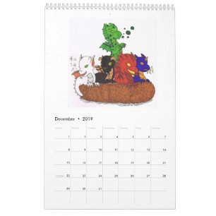 Calendário de Beasties do bebê