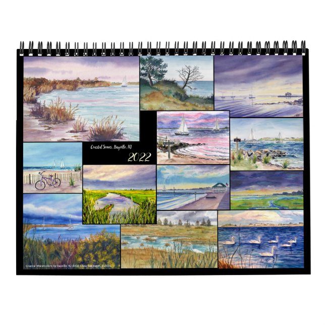 Calendário de Belas Artes com Duas Páginas, Cenas  (Verso)
