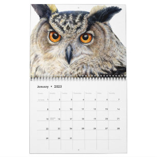 Calendário de Belas Artes pela artista Sarah Tret