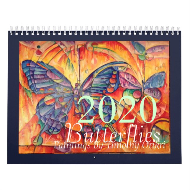 Calendário de borboletas 2020 (Capa)