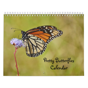 Calendário de Borboletas bonito