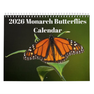 Calendário de Borboletas Monarca 2026