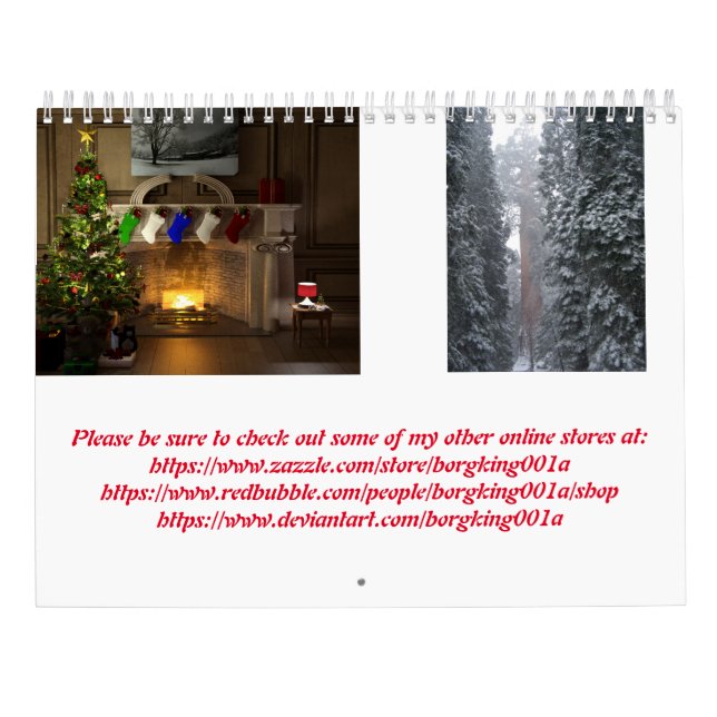 Calendário de Borg King 2024 (Verso)